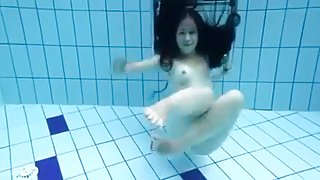 Breath-taking solo with my beautiful GF stripping in a pool