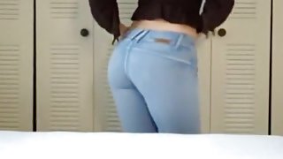 What's better than a girl in her tight jeans?