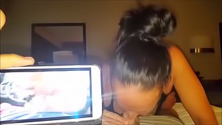 Motel Blowjob Mouth Cum and Swallow