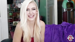 Blonde Alexa gets a warm pussy Creampie from her boyfriend