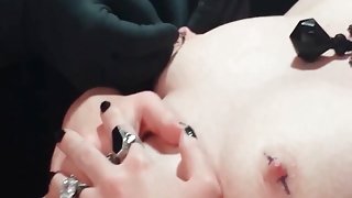 My Sexy Piercings Tattooed and pierced alt babe nipple pierc