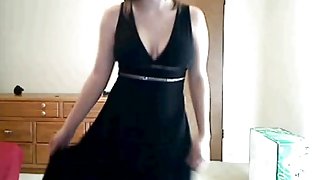 Busty camsluts teen shows off her tits and stockings