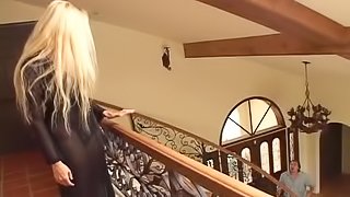 Blonde Babe Alex Dane Gets on Her Knees For a Wild Sex Clip