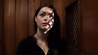 Hardcore fucking for a nasty brunette Ava dalush in a confession room
