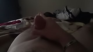 Jerking off while wifey is at work