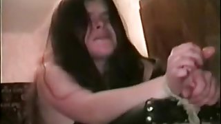 Amazing Homemade record with Brunette, Russian scenes