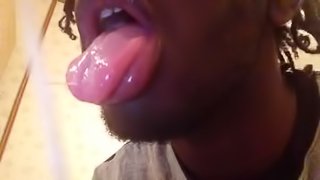 My drooling tongue 7 video..